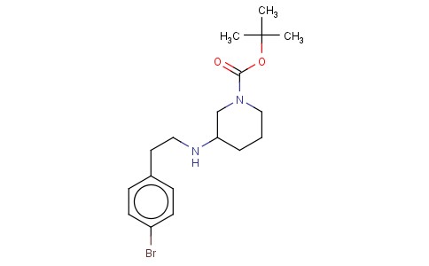 1-BOC-3-[2-(4-BROMO-PHENYL)-ETHYLAMINO]-PIPERIDINE